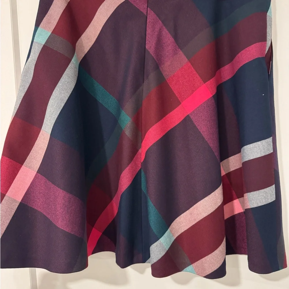 Tommy Hilfiger Multicolor Plaid A-Line Skirt - Picture 4 of 5